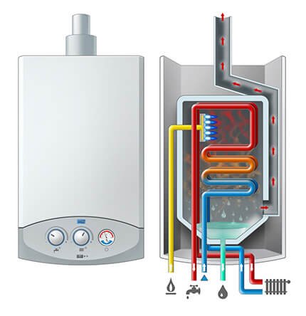 გათბობის ქვაბი წყალს არ აცხელებს