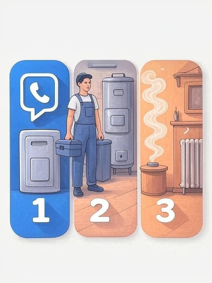 გათბობის ქვაბის შეკეთება 3 მარტივი ნაბიჯით​